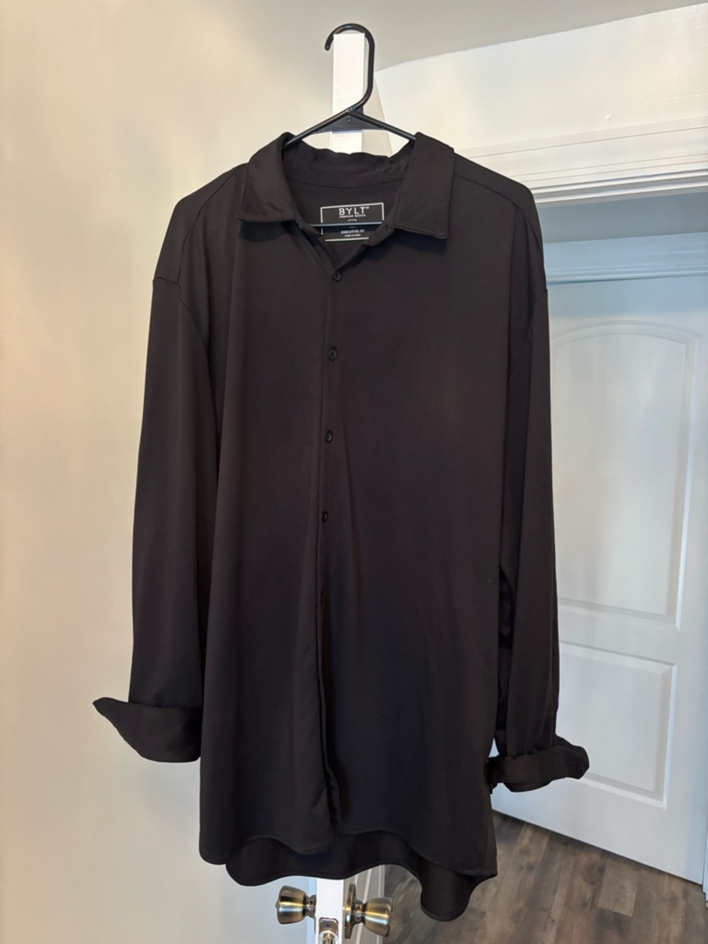 BYLT Black Button-Up Shirt